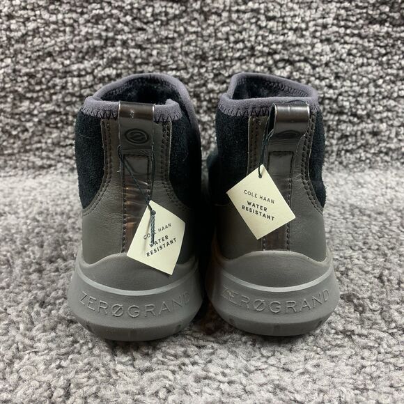 Cole Haan ZeroGrand Womens Size 9 B Black Suede Winter Snow Ankle Bootie Boots - Picture 2 of 8